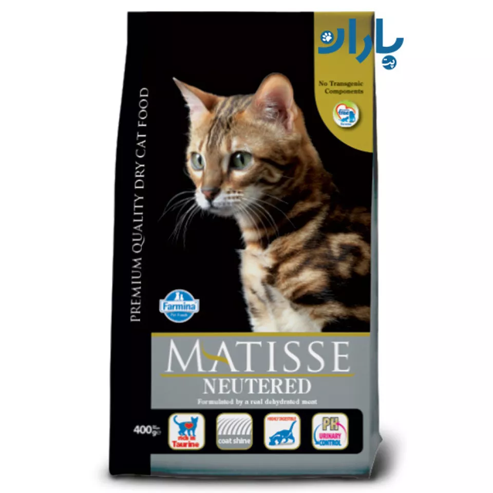غذای خشک گربه ماتیس مخصوص گربه عقیم شده