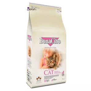 غذای گربه عقیم و یا چاق بوناسیبو (5 کیلوگرم)