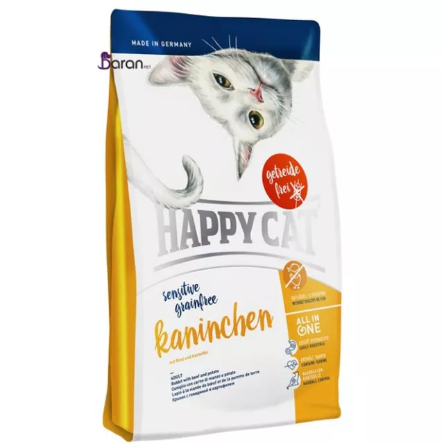 غذای گربه هپی کت حاوی گوشت خرگوش (1/5 کیلوگرم)