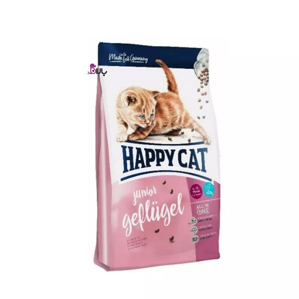غذای بچه گربه هپی کت جونیور 4 تا 12 ماه (1/4 کیلوگرم)