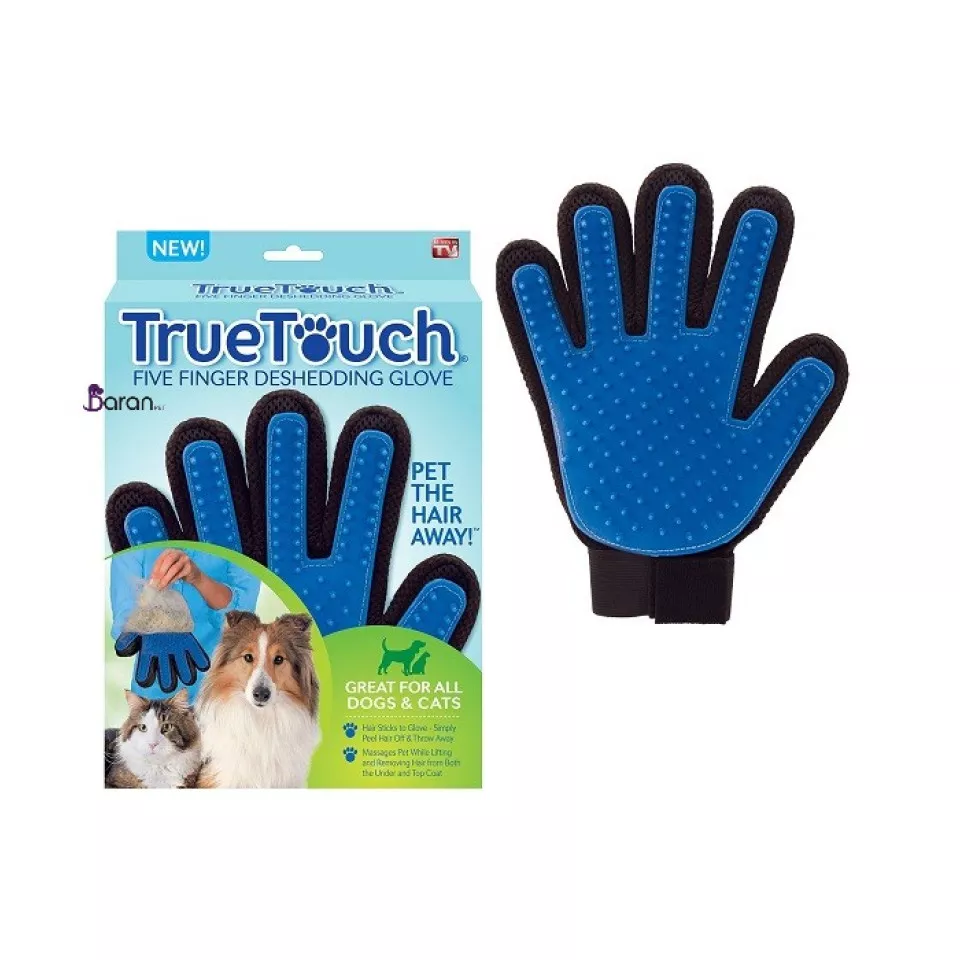 دستکش ماساژ True Touch مناسب سگ و گربه