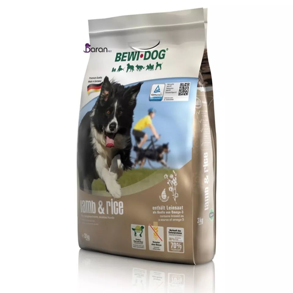 غذای خشک بوی داگ مخصوص سگ بد اشتها حاوی گوشت بره و برنج (3 کیلوگرم)