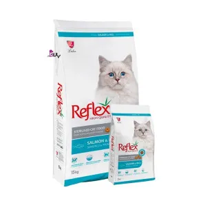 غذای گربه عقیم رفلکس سالمون و برنج (15 کیلوگرم)