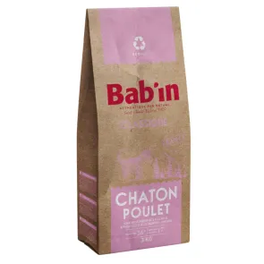 غذای بچه گربه بابین کلاسیک مرغ (3 کیلوگرم)