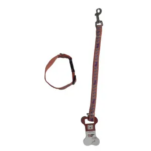 قلاده گردنی و بند سگ یونیک زیگزاگ سایز S